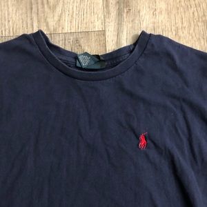 POLO RALPH LAUREN MENS small navy blue tee